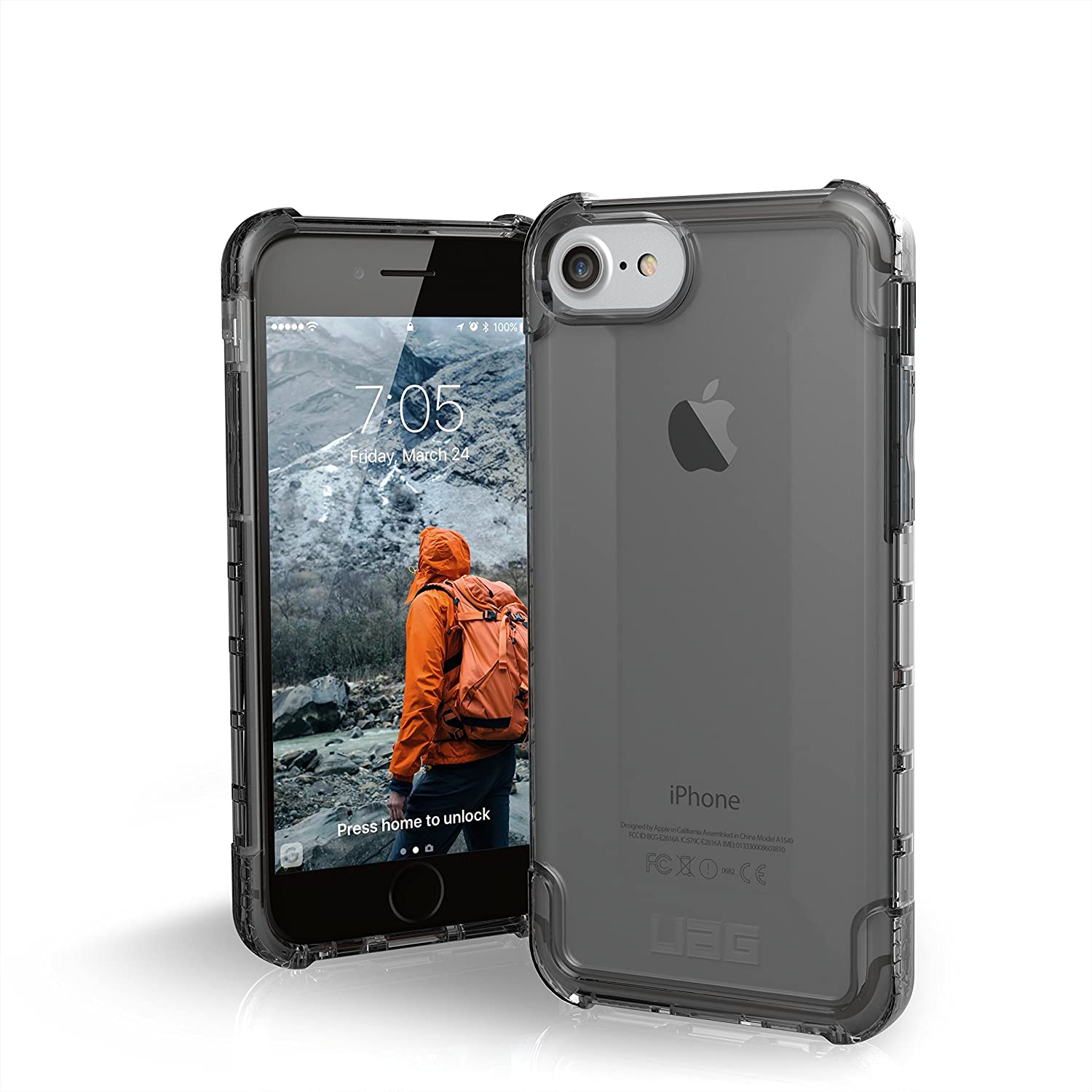 UAG iPhone 8 / iPhone 7 / iPhone 6s [4.7-inch screen] Plyo Feather-Light Rugged [ASH]