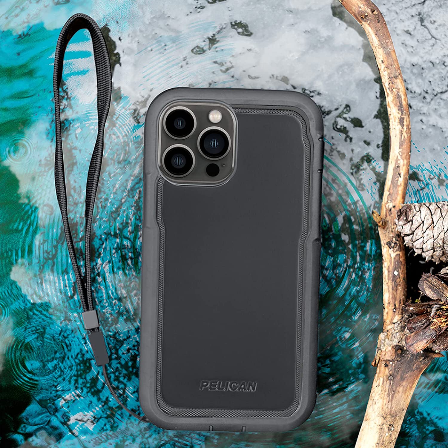 Pelican Marine Active  iPhone 13 Pro  - Black w/ Antimicrobial