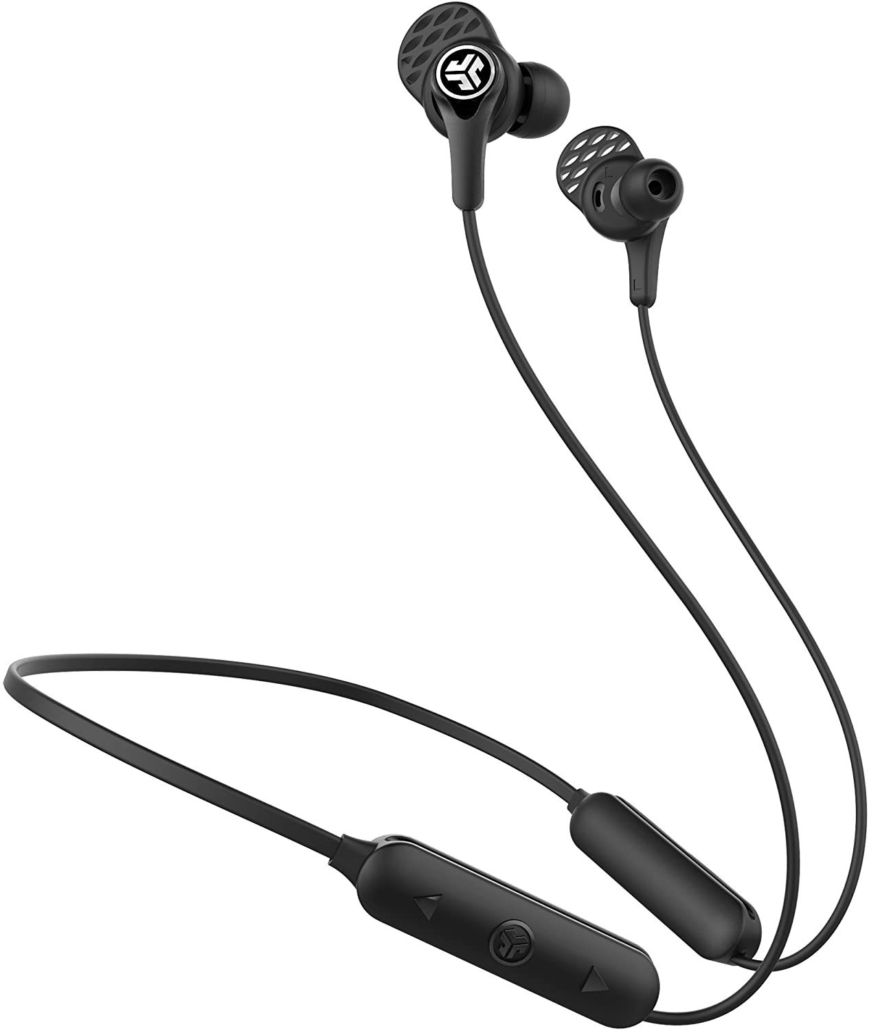 JLab Epic Executive Wireless Active Noise Canceling Earbuds | Bluetooth 4.1 | 11-Hour Battery Life | Universal Music Control | Bluetooth Headphones, Travel Case Included | Black